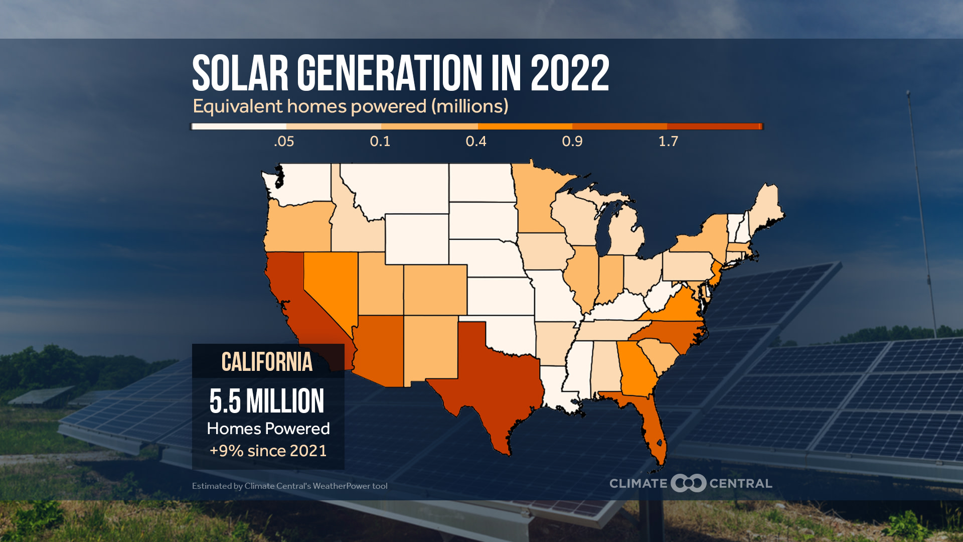 CM: Average Equivalent Homes Powered by Solar in 2022 (EN)