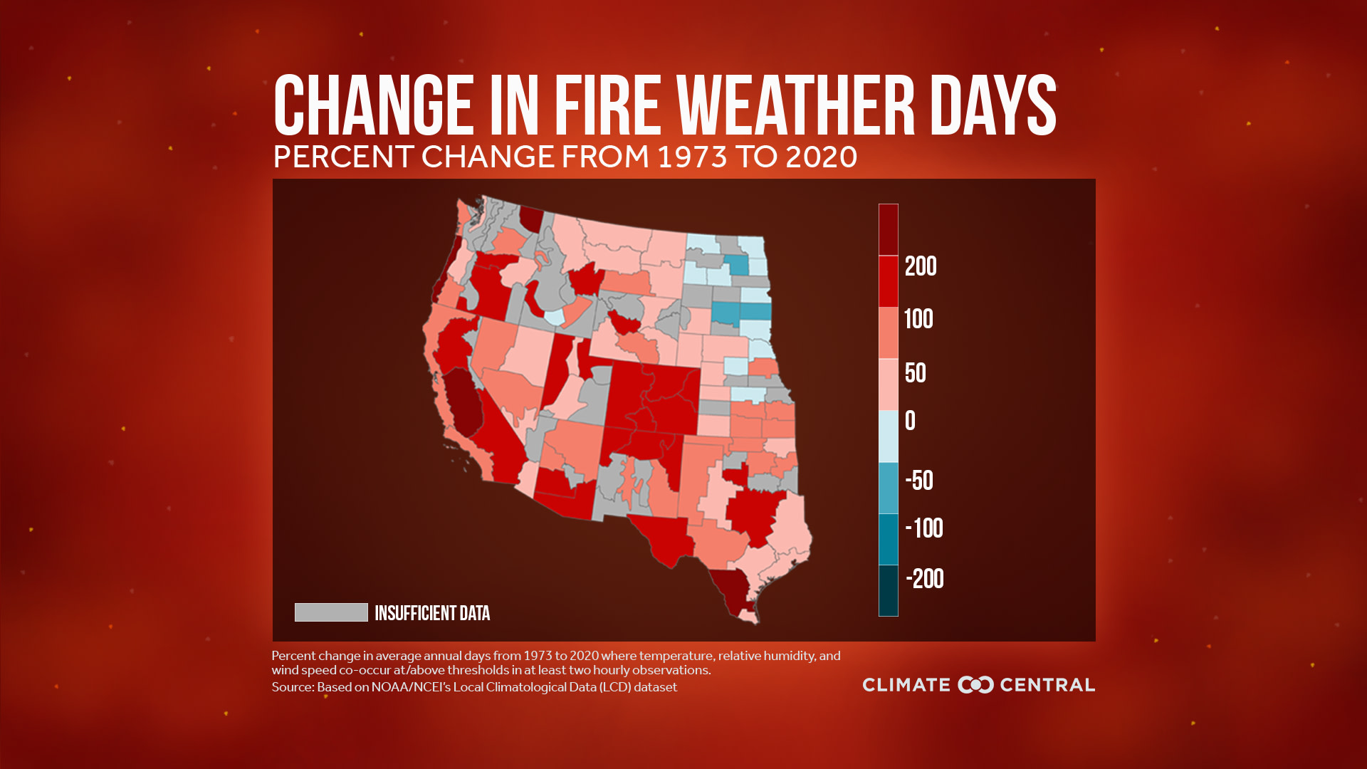 Western Fire Weather Days Increasing